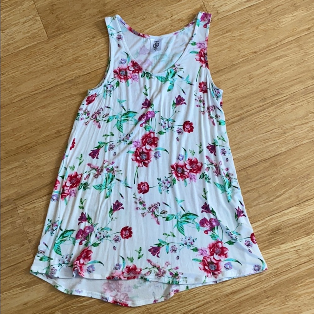 Floral S tank top